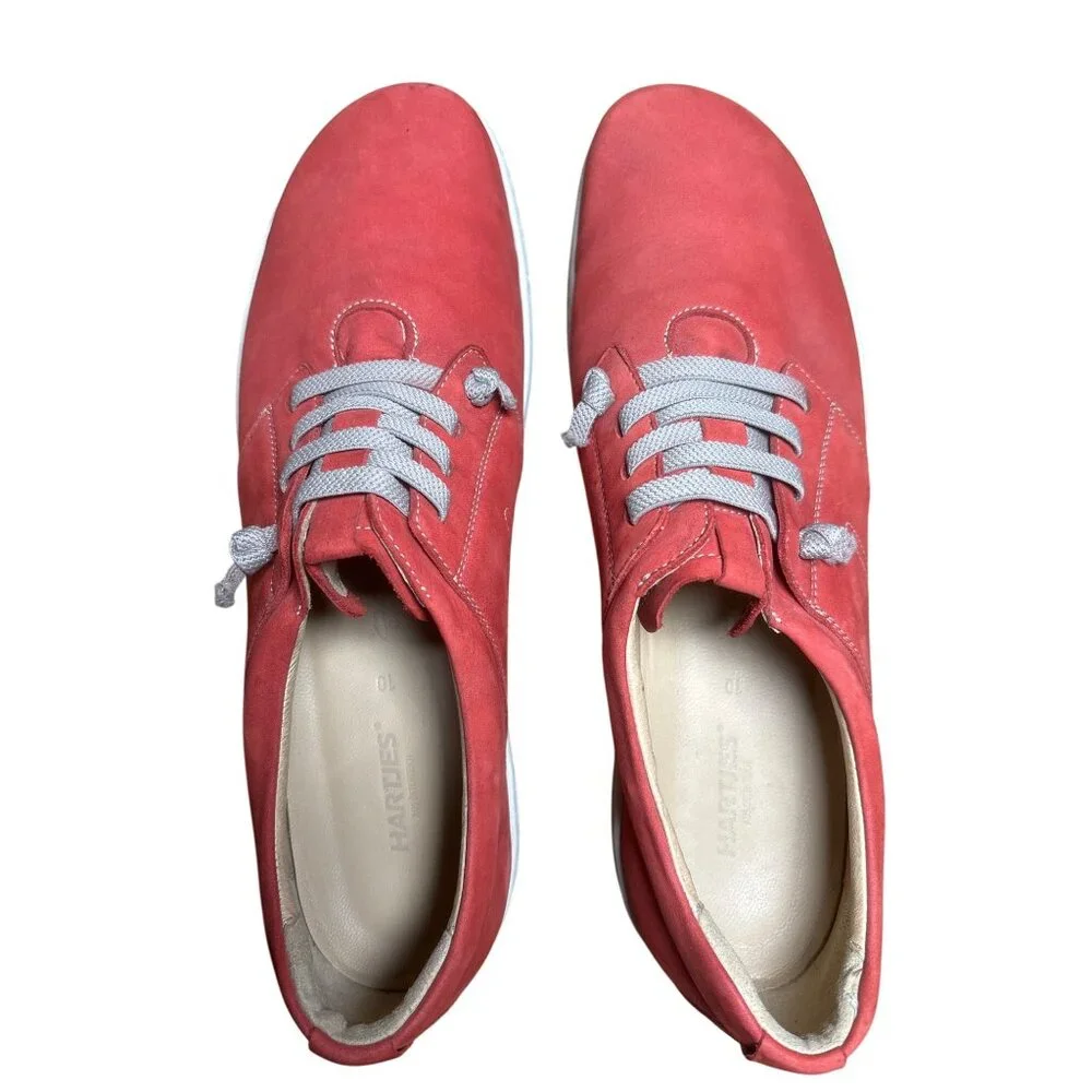 Hartjes XS Size 10 Flex Coral Nubuck Oxford Austria NWOB Comfort Cork‎ Footbed